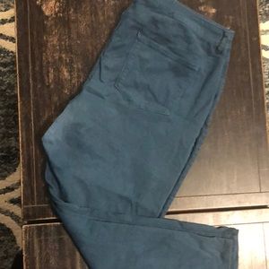 Teal jeggings from Maurice’s